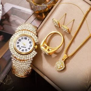 Luxury Set (Watch + Necklace + Earrings + Ring) - CLMS85K170