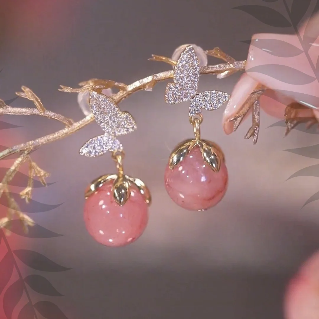 アクセサリー PEARL STUDS PIERCED EARRINGS Sterling Silver & 6mm Pink Genuine Pearl Stud Earrings - TK